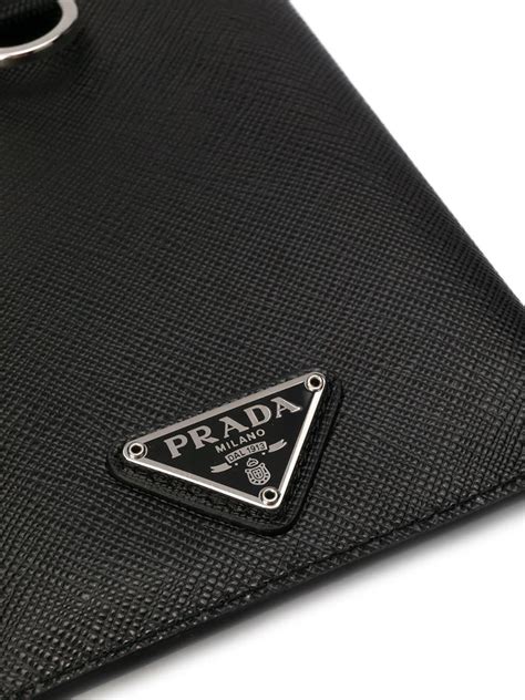 mena prada wallet|prada leather card holder.